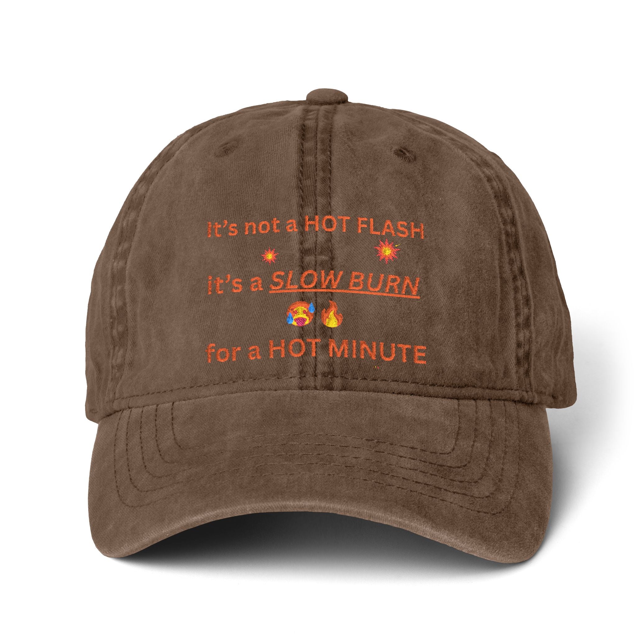 Women's Pigment-Dyed Cap with Fashion Undervisor (Embroidery)