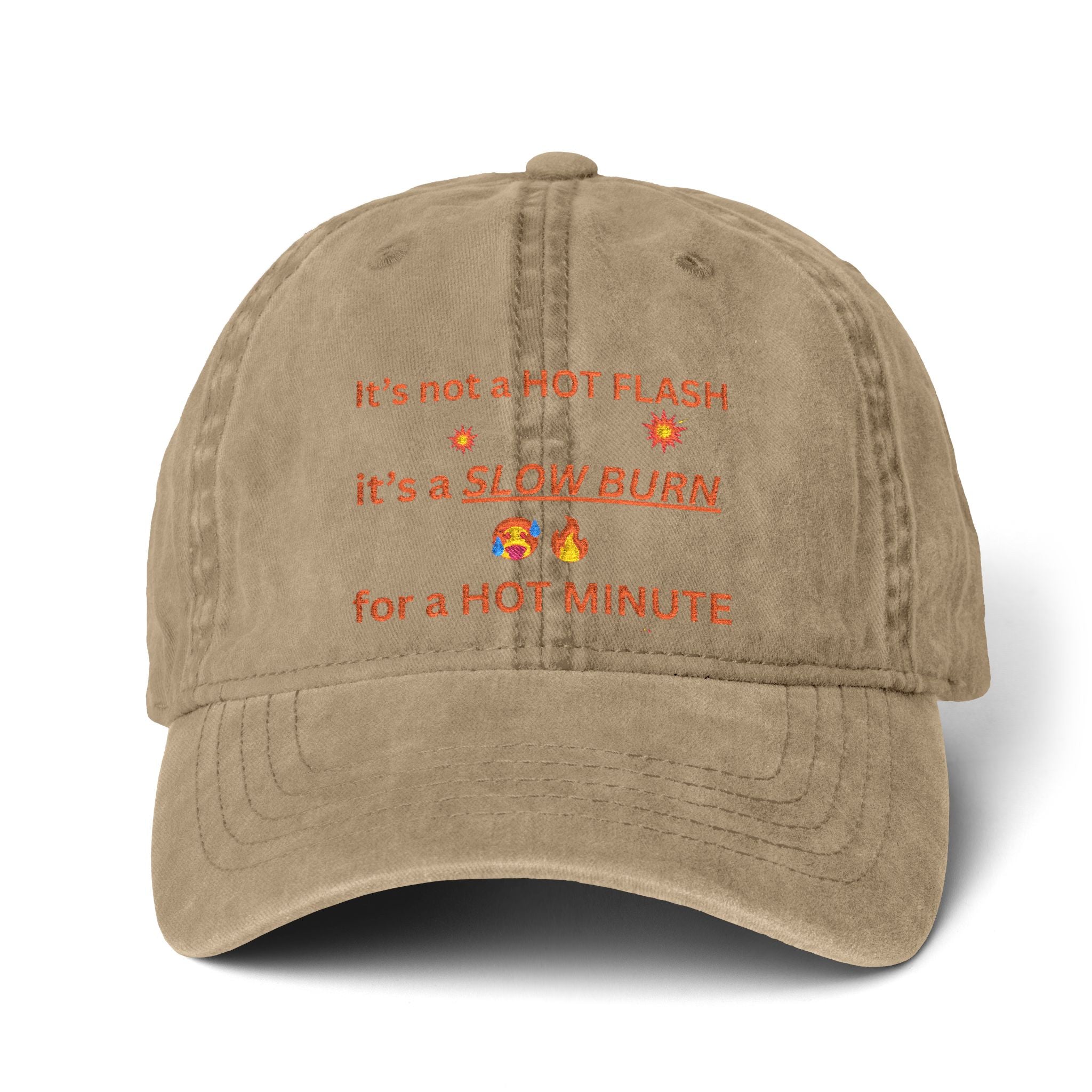 Women's Pigment-Dyed Cap with Fashion Undervisor (Embroidery)
