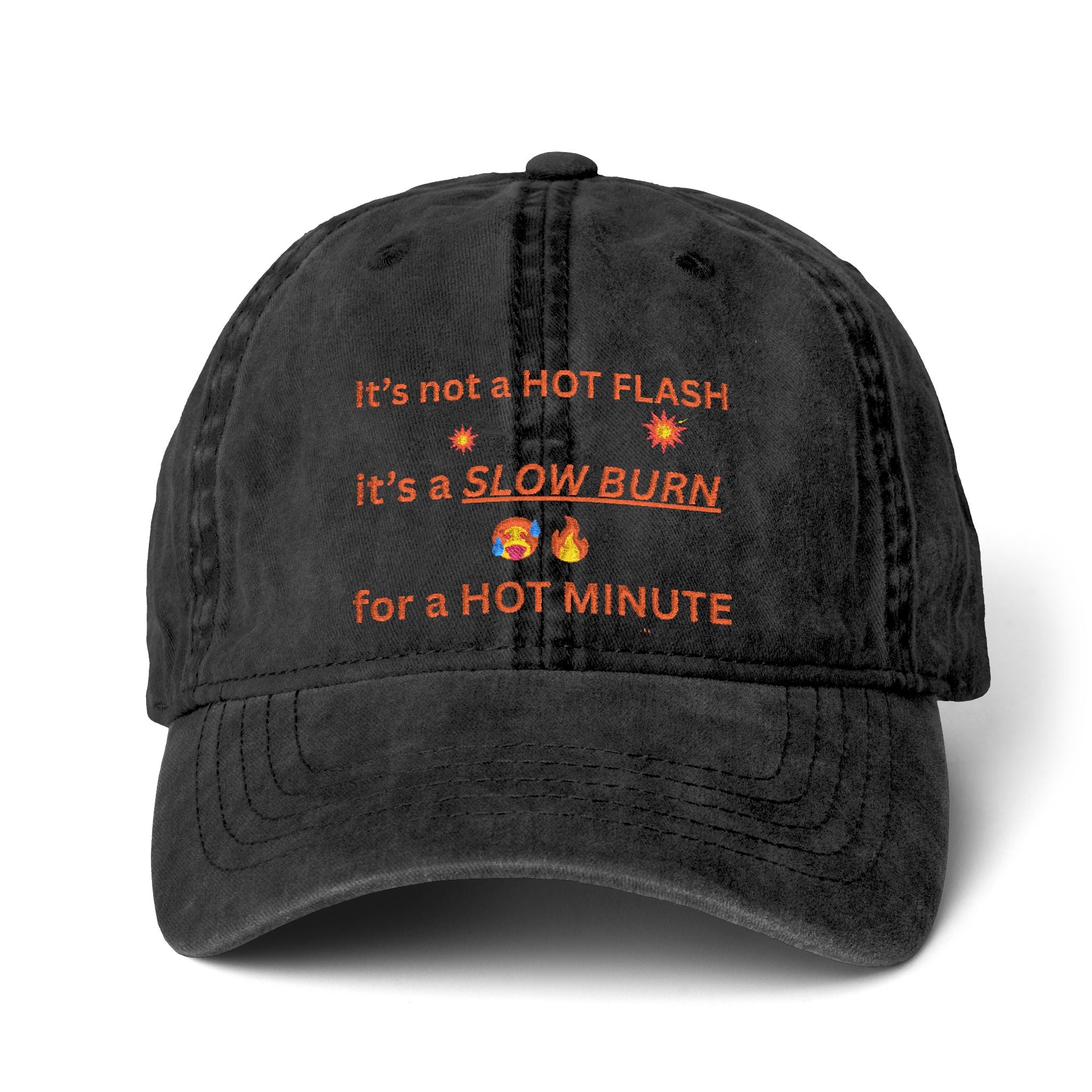 Women's Pigment-Dyed Cap with Fashion Undervisor (Embroidery)