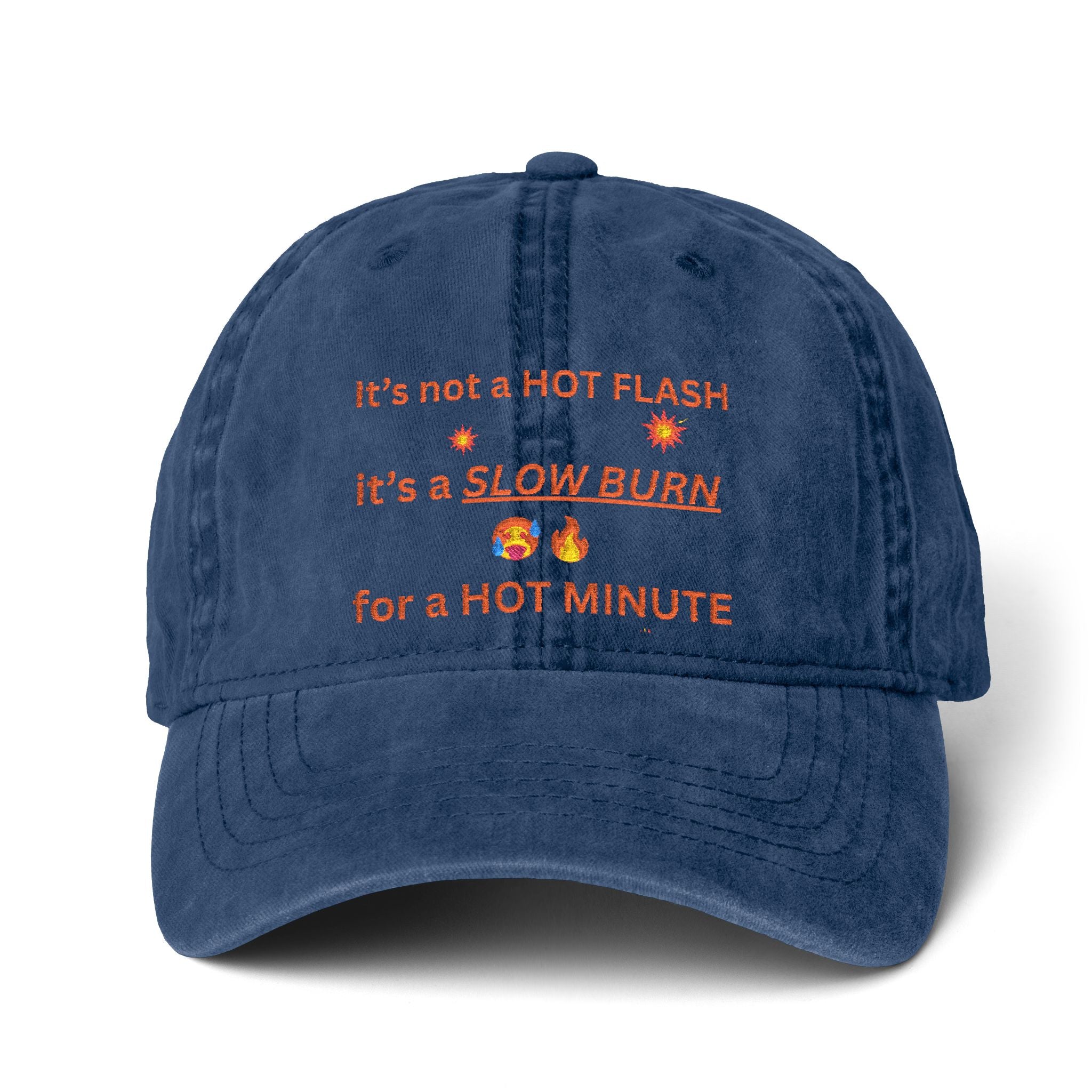 Women's Pigment-Dyed Cap with Fashion Undervisor (Embroidery)