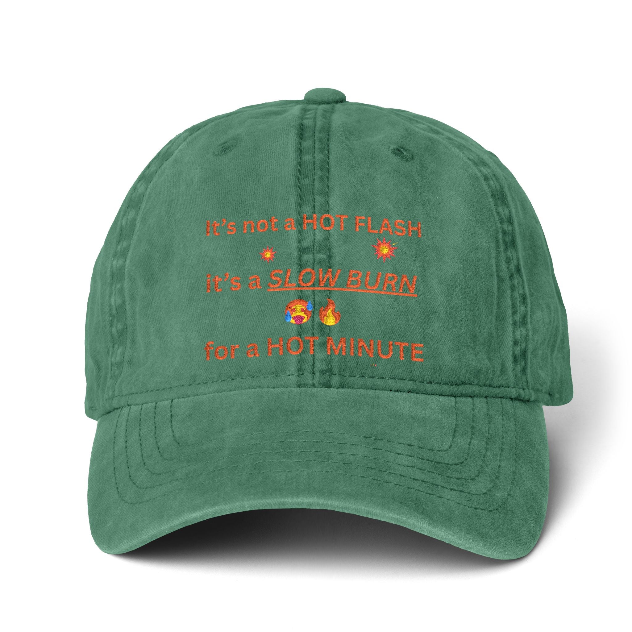 Women's Pigment-Dyed Cap with Fashion Undervisor (Embroidery)