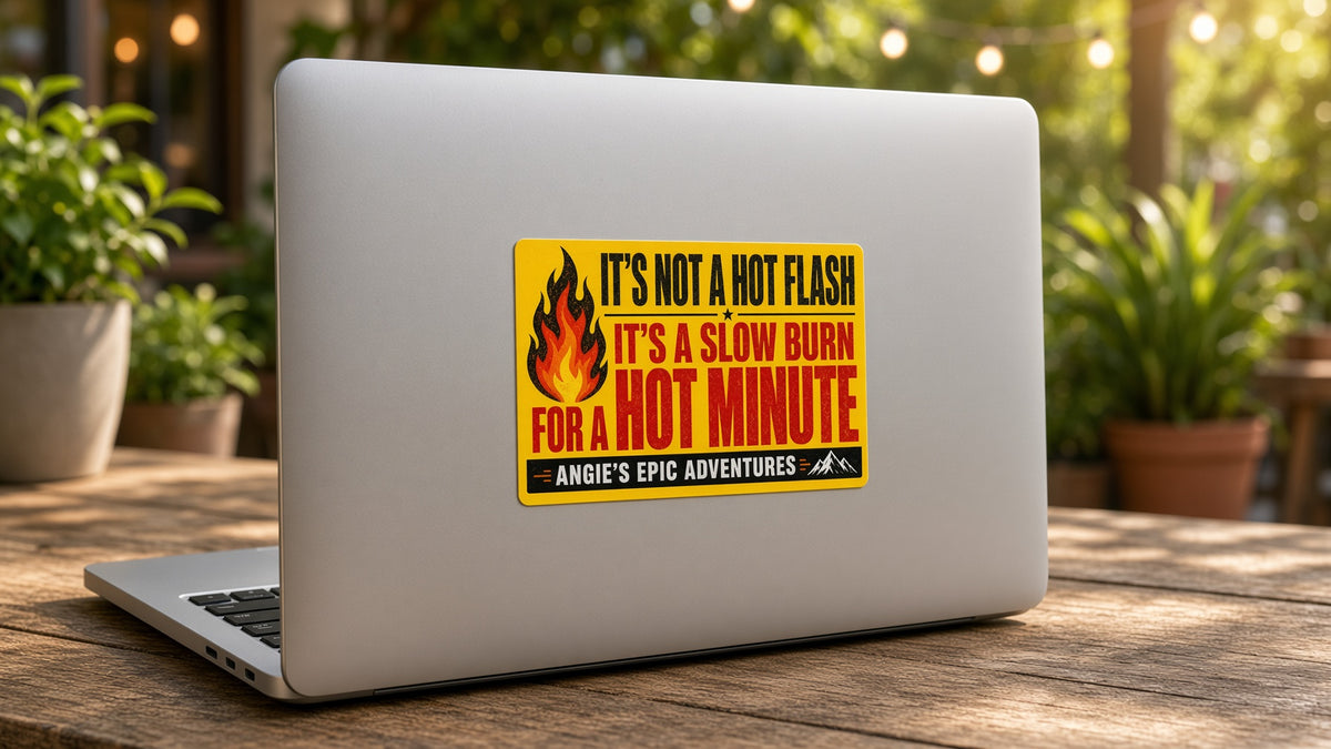 Hot Flash Kiss-Cut Stickers