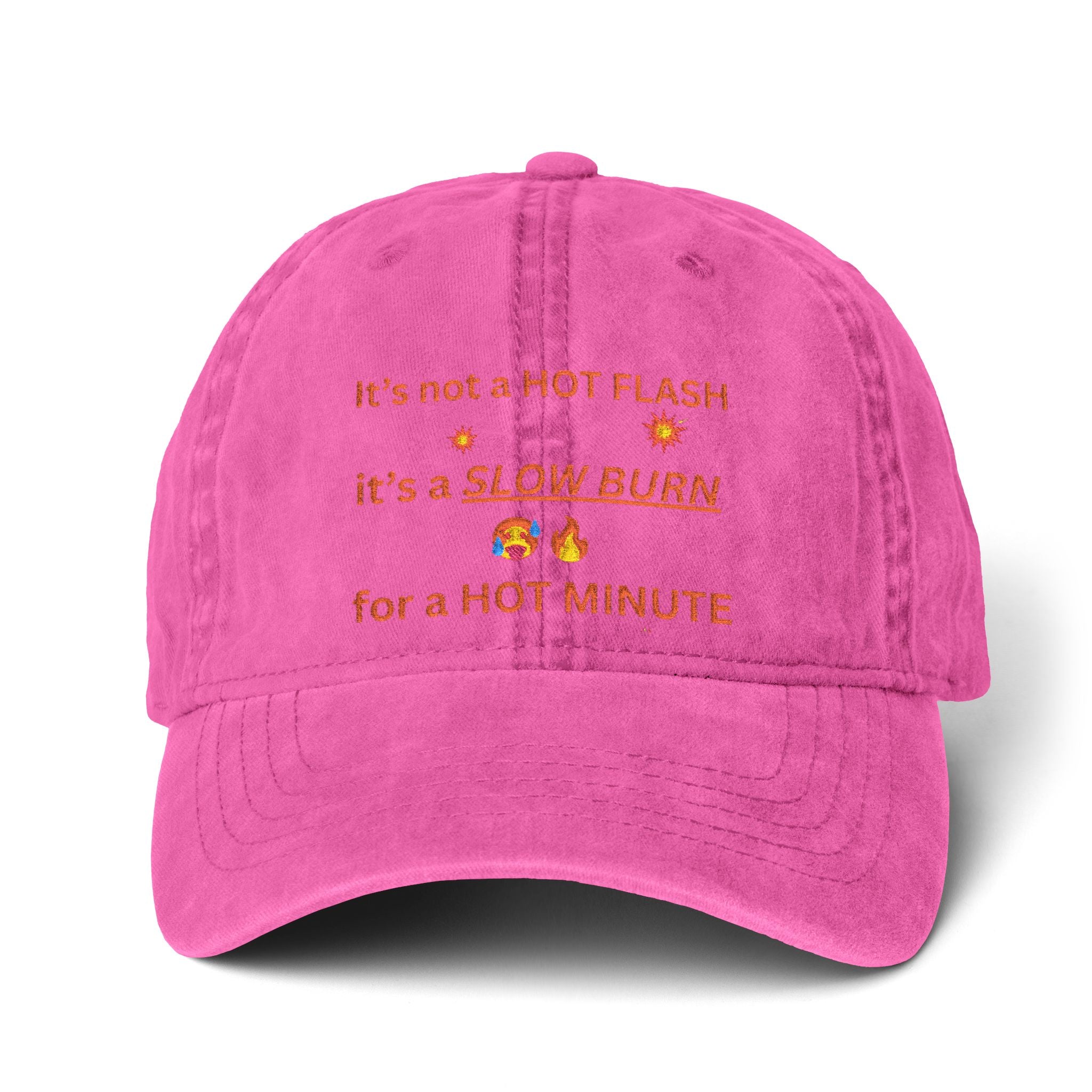 Women's Pigment-Dyed Cap with Fashion Undervisor (Embroidery)