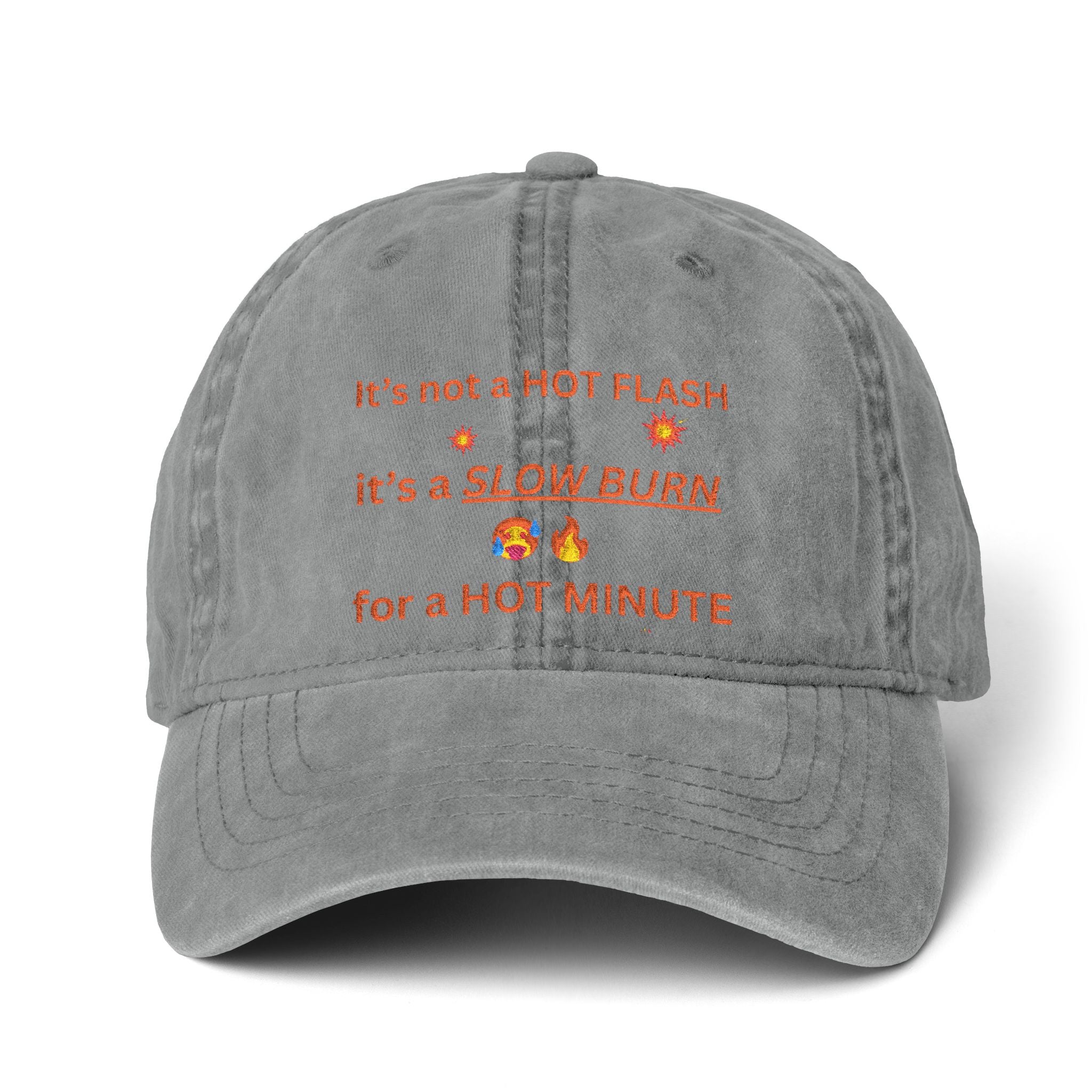 Women's Pigment-Dyed Cap with Fashion Undervisor (Embroidery)