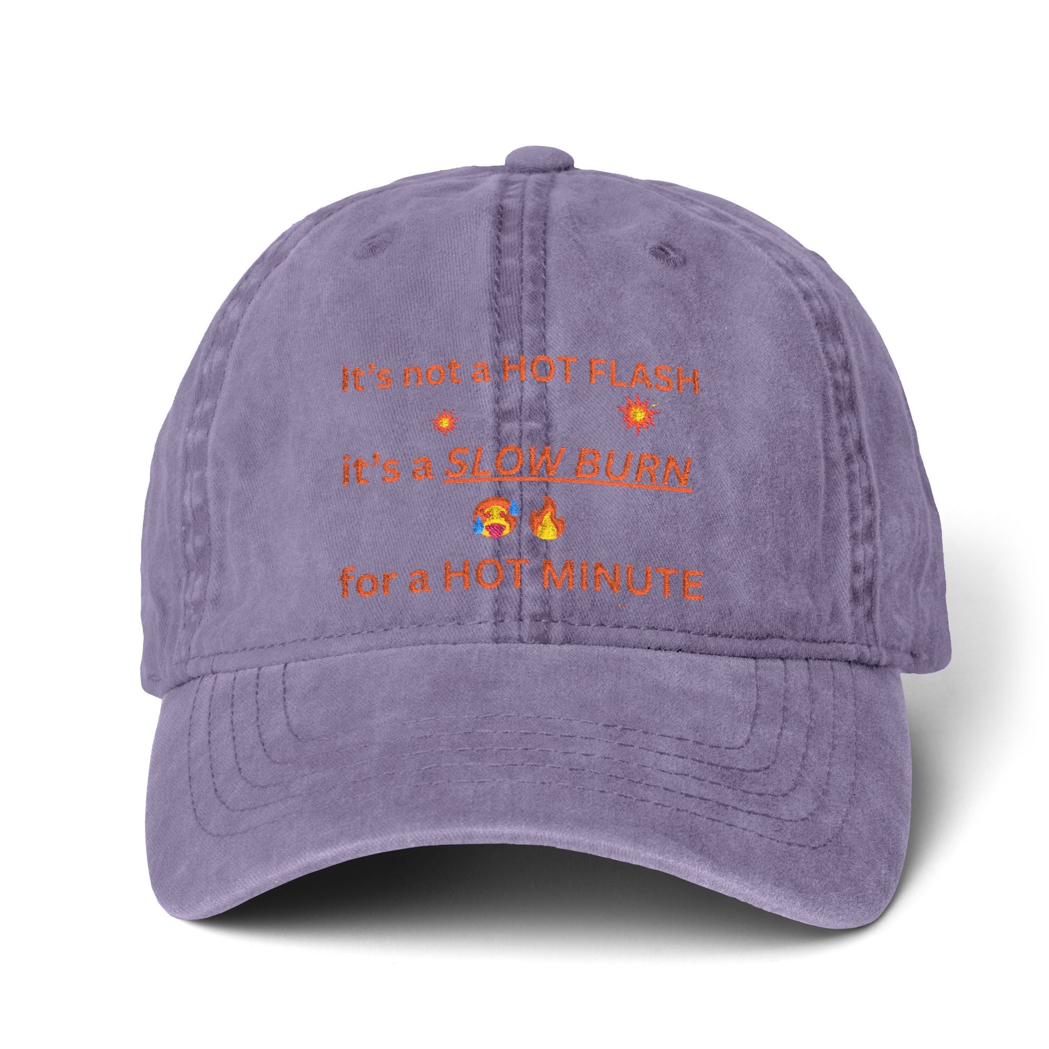 Women's Pigment-Dyed Cap with Fashion Undervisor (Embroidery)